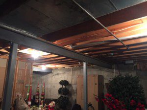 Ceiling Construction in Basement