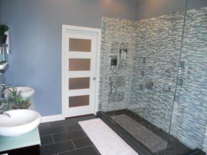 Tile Floor in Shower