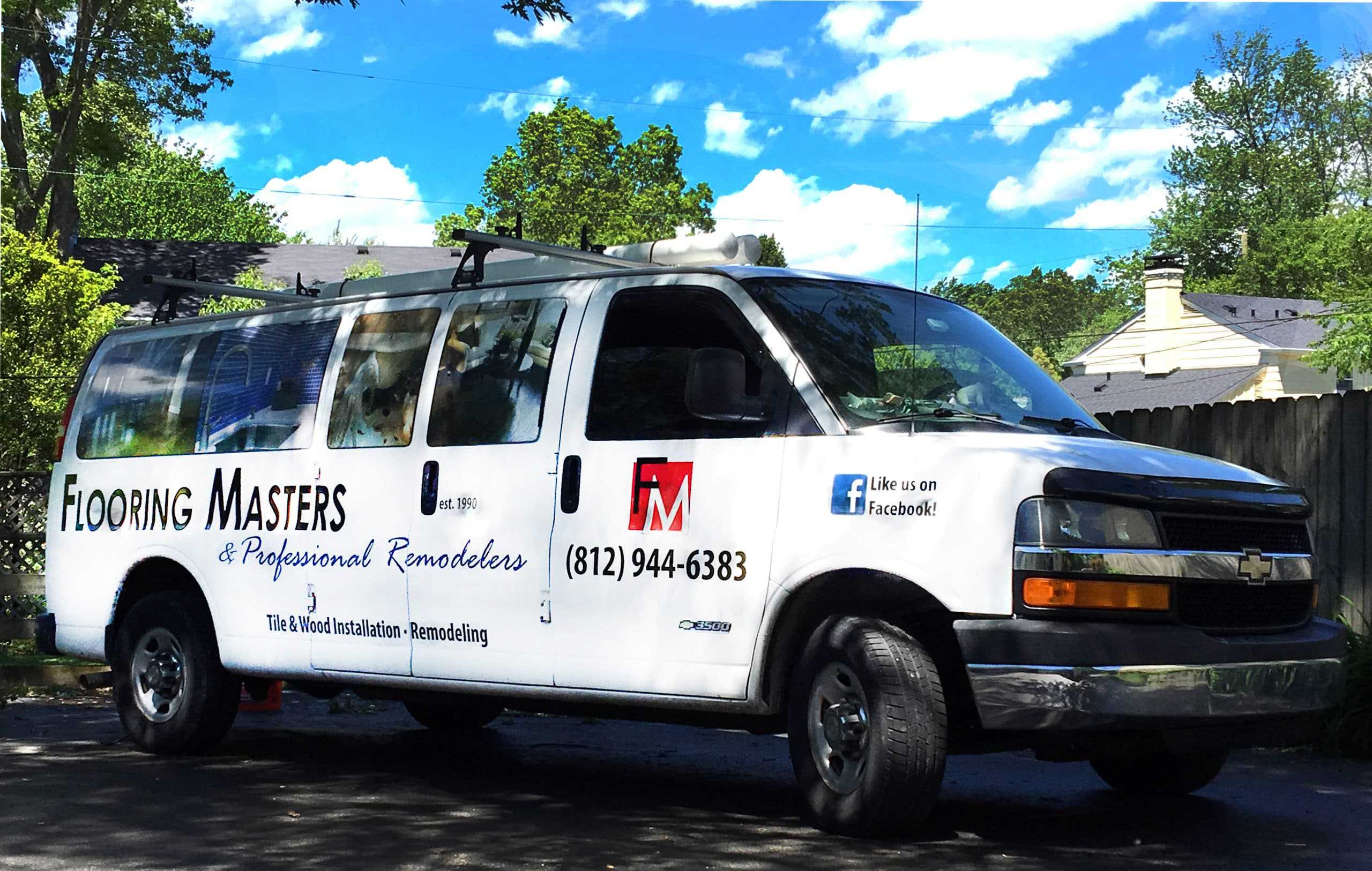 Flooring Masters & Professional Remodelers Work Van