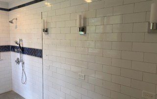 Bathroom Renovation Tile Lights Shower
