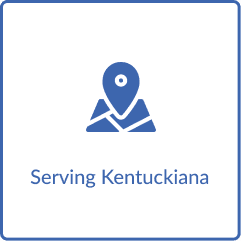 Serving Kentuckiana graphic with map peg