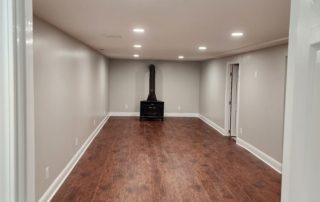 Basement Remodel Complete Flooring